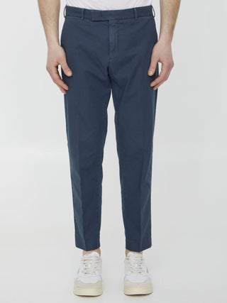 Blue Cotton Trousers