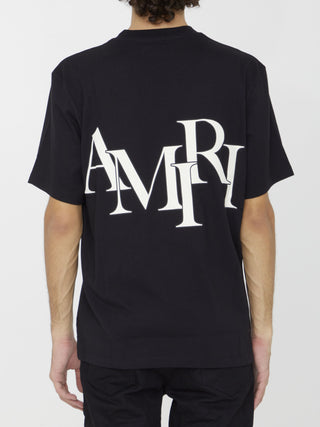 Amiri Staggered Logo T-shirt