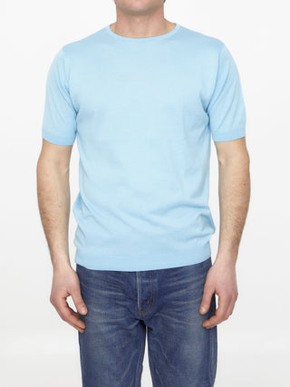 Light-blue Cotton Jumper