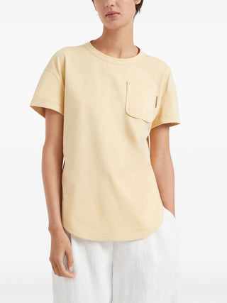 Brunello Cucinelli T-shirts And Polos Yellow