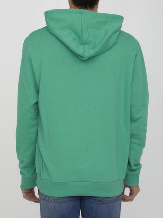 Aqua Green Hoodie With Logo