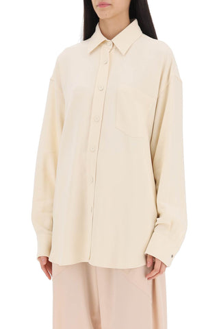 Oversized Shirt In Crepe Jersey