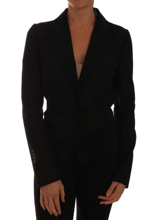 Semi-transparent Darkgreen Nylon Blazer