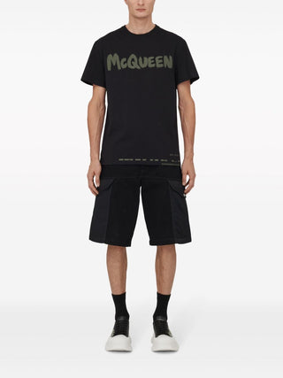 Alexander Mcqueen T-shirts And Polos Black