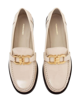 Ferragamo Flat Shoes White