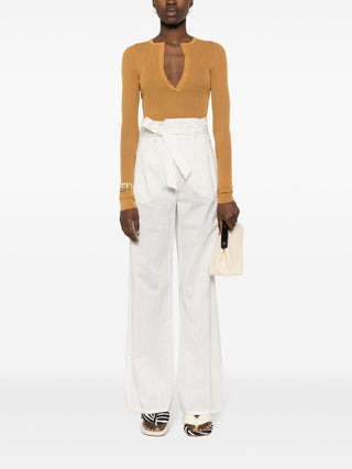 Max Mara Trousers White