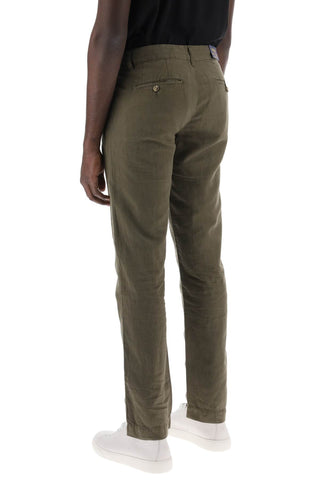 Linen And Cotton Blend Pants For