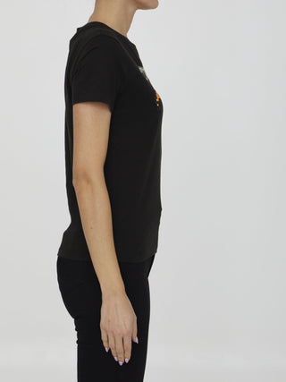 Embroidered Black T-shirt