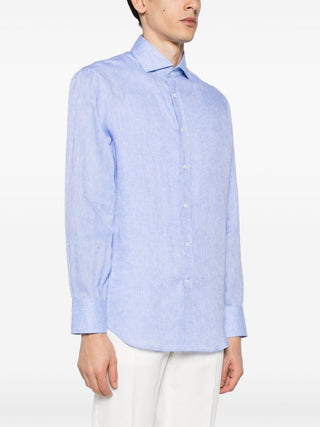 Brunello Cucinelli Shirts Clear Blue