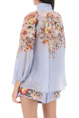 Lexi Billow Shirt With Floral Motif