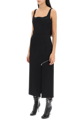 Midi Sheath Dress With Convertible Panel