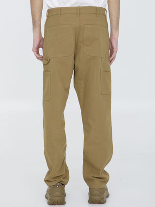 Cotton Canvas Trousers