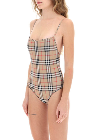 Check One-piece Swimsuit