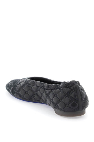 Quilted Leather Sadler Ballet Flats