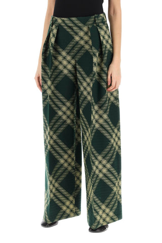 Check Palazzo Pants