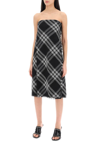 Midi Dress With Check Pattern