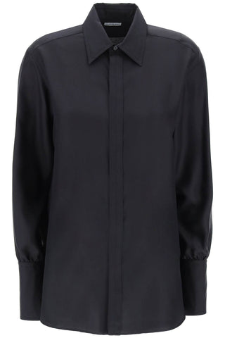 Long-sleeved Silk Shirt