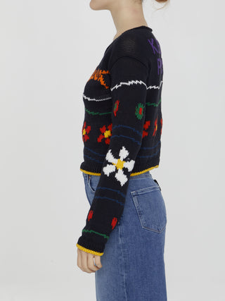 Multicolor Embroidered Jumper