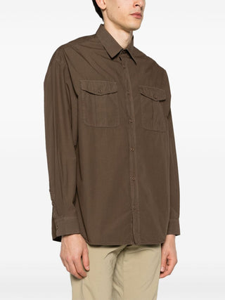 Emporio Armani Shirts Brown