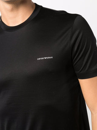 Emporio Armani T-shirts And Polos Black