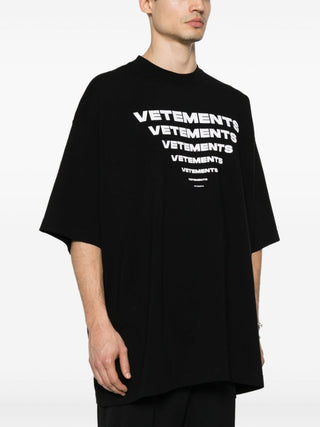 Vetements T-shirts And Polos Black