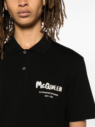 Alexander Mcqueen T-shirts And Polos Black