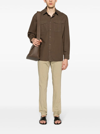 Emporio Armani Shirts Brown