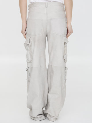 Leather Cargo Pants