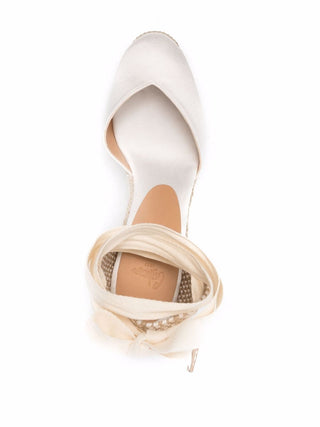 Castaner Flat Shoes White