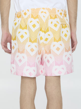 Gradient Heart Shorts