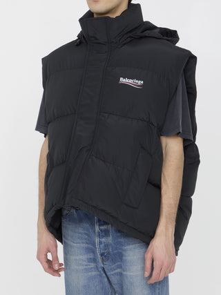 Puffer Cocoon Vest