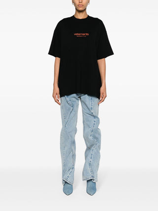 Vetements T-shirts And Polos Black