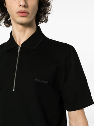 Ferragamo T-shirts And Polos Black