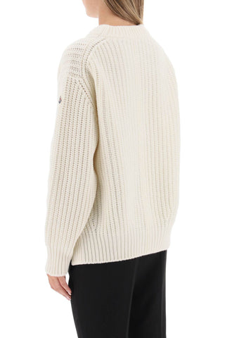 Crew-neck Sweater In Carded Wool