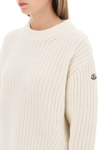 Crew-neck Sweater In Carded Wool