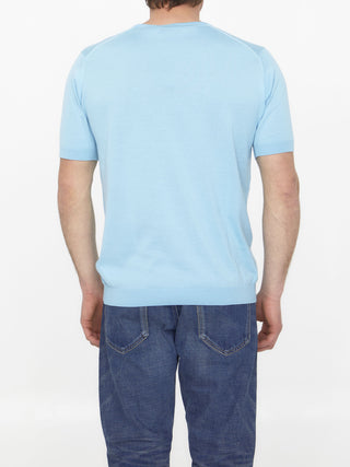 Light-blue Cotton Jumper