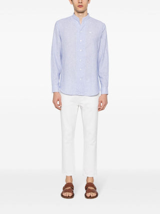 Emporio Armani Shirts Clear Blue