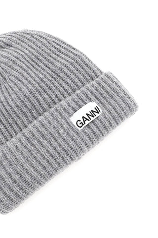 Beanie Hat With Logo Patch