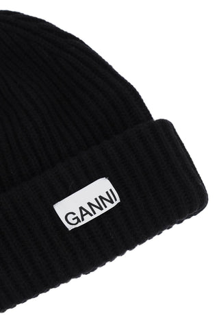 Beanie Hat With Logo Patch