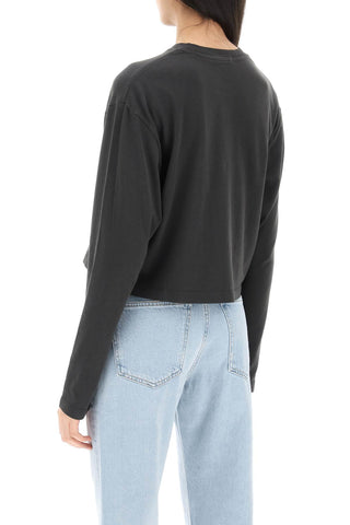 Mason' Long Sleeve Cropped T-shirt