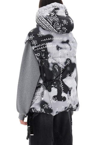 Bandana Print Iconic Down Vest