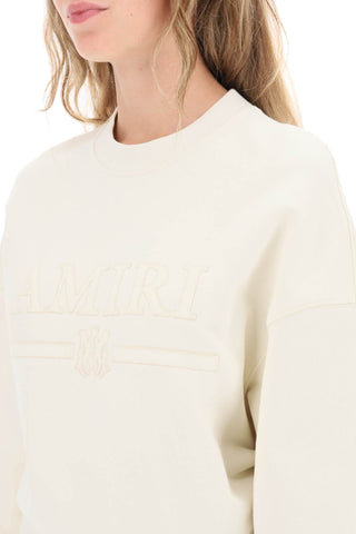 Crew-neck Sweatshirt With Logo Patch