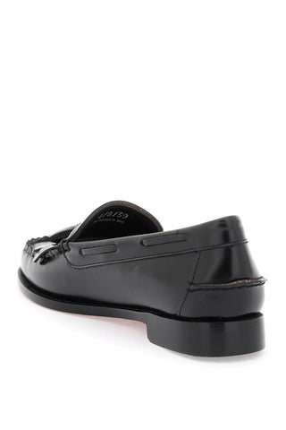 Esther Kiltie Weejuns Loafers In Brushed Leather