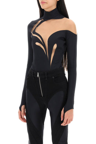 Long-sleeved Swirly Bodysuit