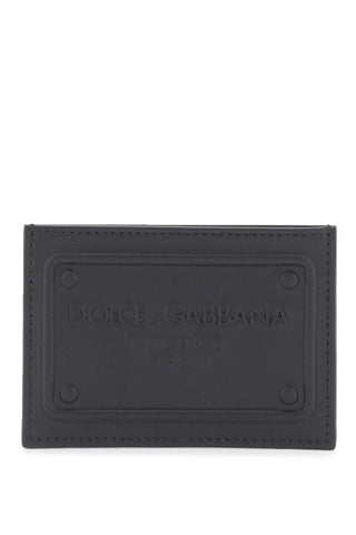 Embossed Logo Leather Cardholder