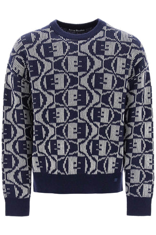 Crewneck Jacquard Face