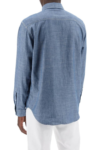 Cotton Chambray Shirt For