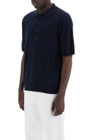 Soft Fine Knit Polo Shirt