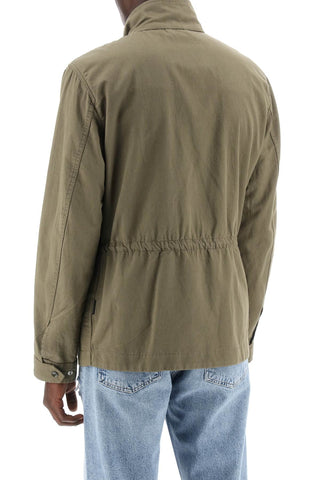 Field Jacket In Cotton And Linen Blend