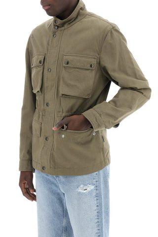 Field Jacket In Cotton And Linen Blend